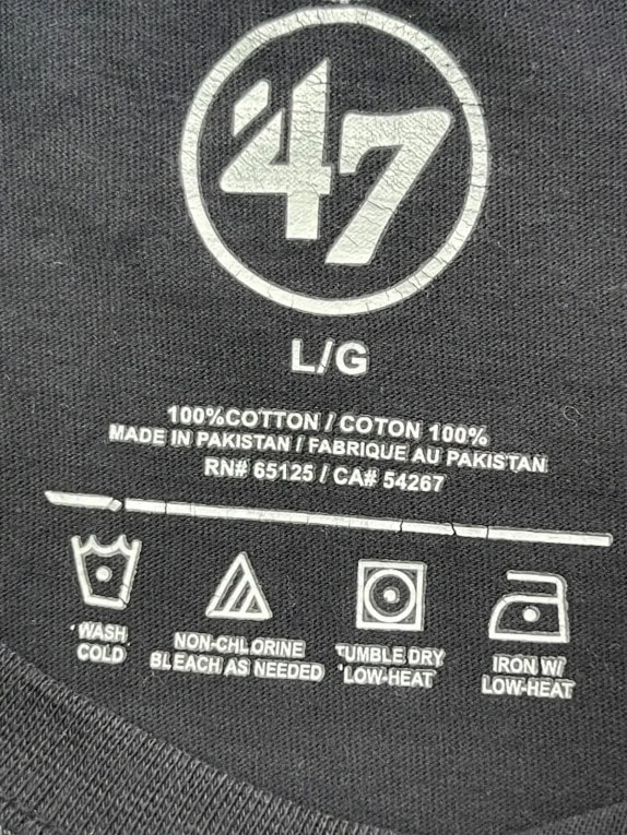 47 GRAPHIC TEE STREETWEAR ΜΑΥΡΟ ΑΝΤΡΙΚΟ PRE OWNED L