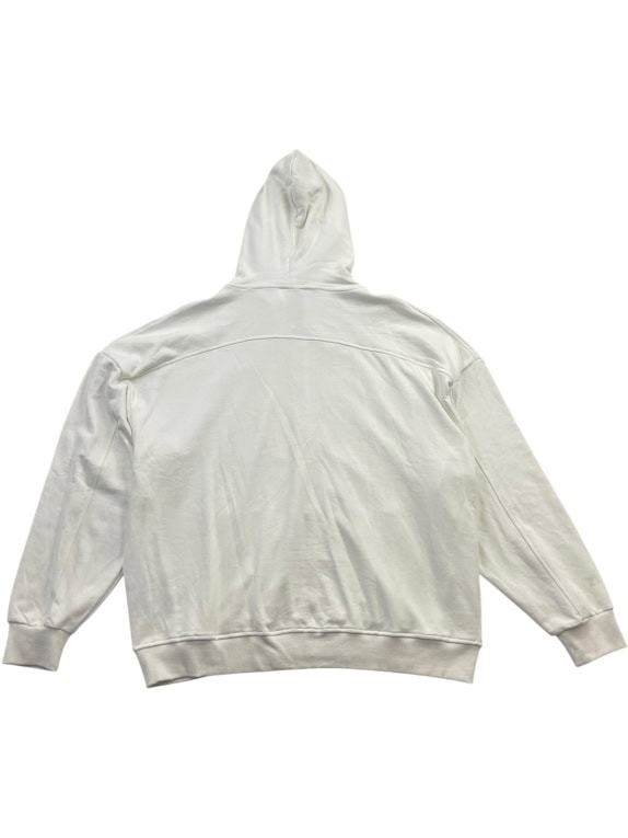4F Zip Hoodie Logo Λευκό Unisex XXL