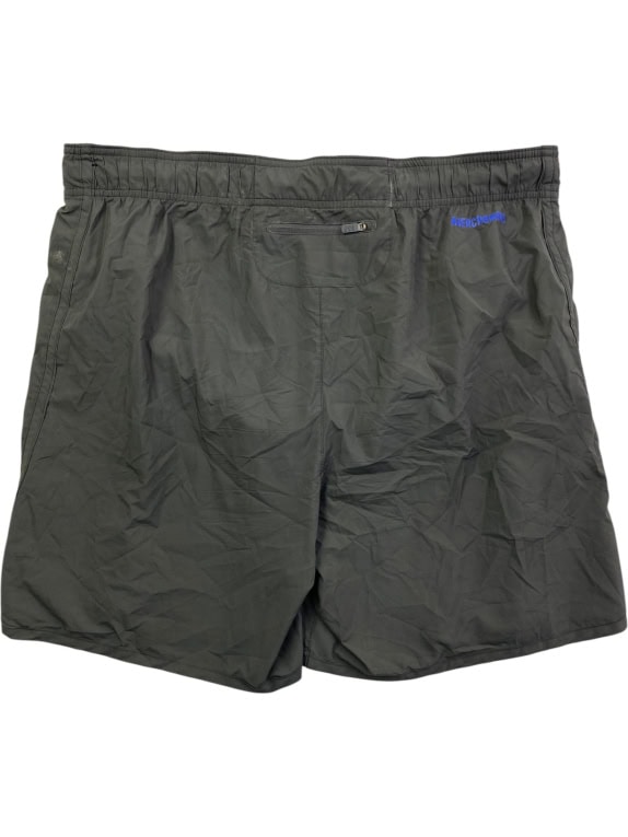 ABERCROMBIE & FITCH ATHLETIC SHORTS A&F ACTIVE LOGO GREY MEN XL