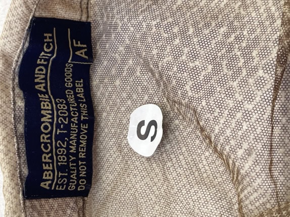 ABERCROMBIE AND FITCH ΠΟΥΚΑΜΙΣΟ ANIMAL PRINT ΚΑΦΕ ΑΝΤΡΙΚΟ PRE OWNED S