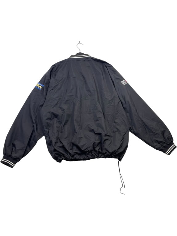 Acadia giacca pullover in nylon con logo grande nera unisex XXXL