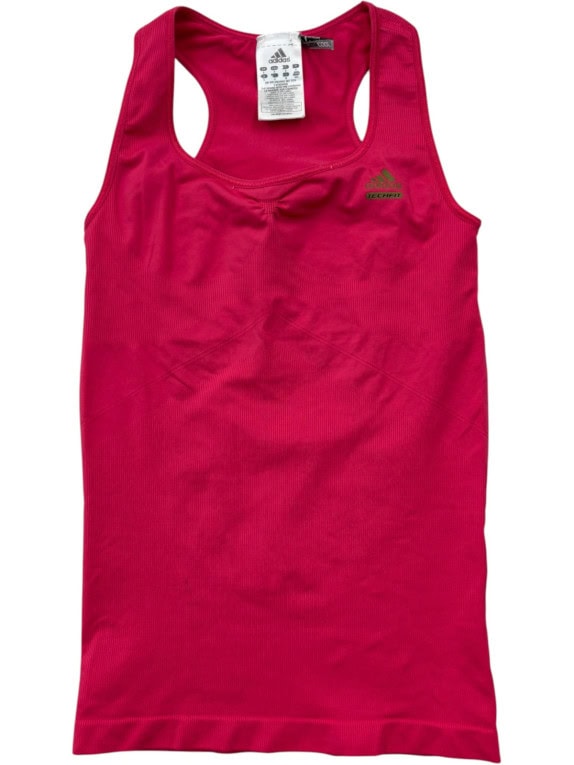 ADIDAS TANK TOP SPORTSWEAR FUCHSIA WOMENS PRE OWNED S