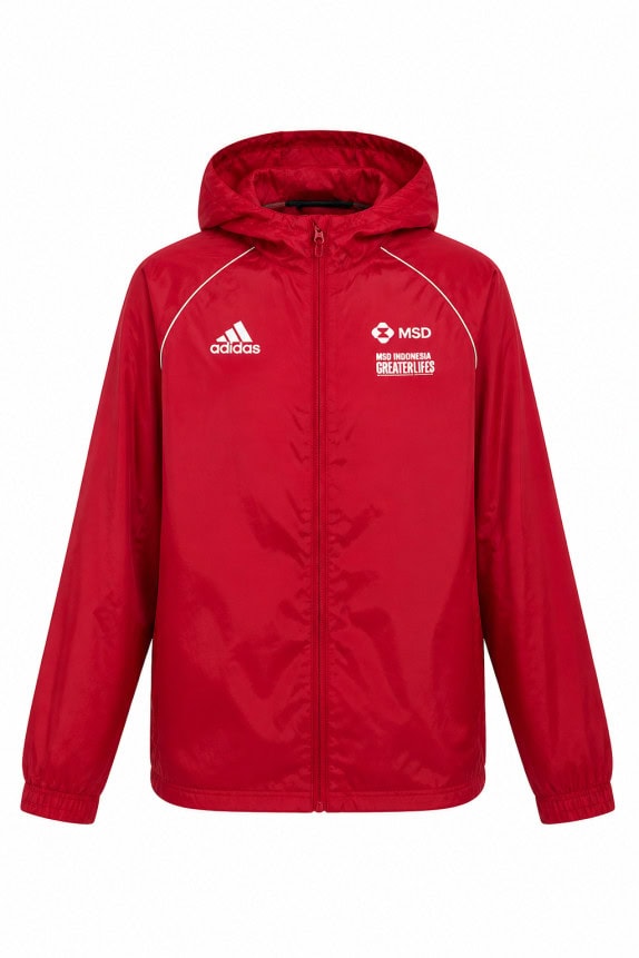 ADIDAS ΑΝΤΙΑΝΕΜΙΚΟ SPORTSWEAR ΚΟΚΚΙΝΟ UNISEX PRE OWNED L