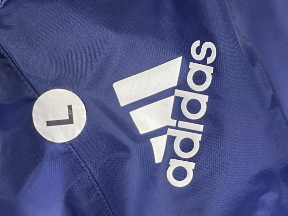 ADIDAS GIACCA ANTIVENTO SPORTSWEAR NAVY UNISEX PRE OWNED L