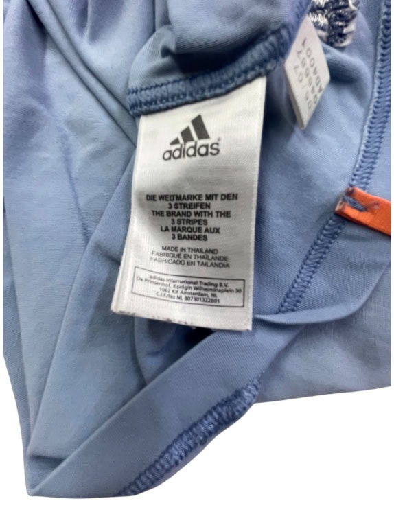 ADIDAS CLIMA365 SPORTS T-SHIRT LOGO BLUE WOMEN'S M
