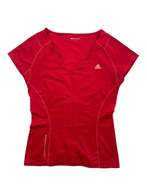 ADIDAS ΑΘΛΗΤΙΚΗ ΜΠΛΟΥΖΑ CLIMACOOL LOGO ΚΟΚΚΙΝΟ ΓΥΝΑΙΚΕΙΟ M