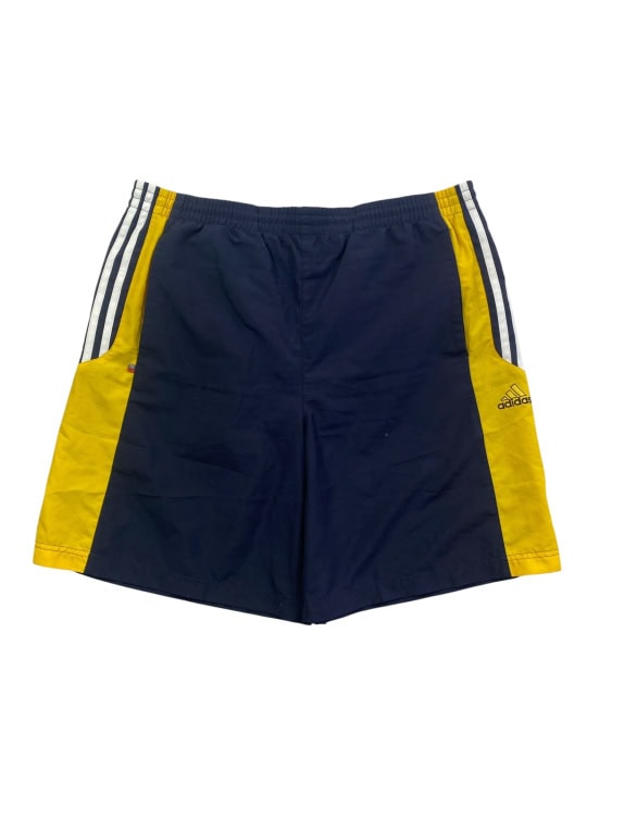 ADIDAS ΑΘΛΗΤΙΚΗ ΒΕΡΜΟΥΔΑ VINTAGE ΜΕ 3-STRIPES ΜΠΛΕ/ΚΙΤΡΙΝΟ UNISEX XL