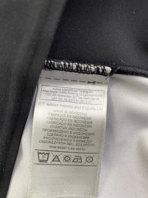 ADIDAS ΑΘΛΗΤΙΚΟ ΚΟΛΑΝ ΜΕ ΣΧΕΔΙΟ ΜΑΡΜΑΡΟΥ ΜΑΥΡΟ/ΛΕΥΚΟ ΓΥΝΑΙΚΕΙΟ S