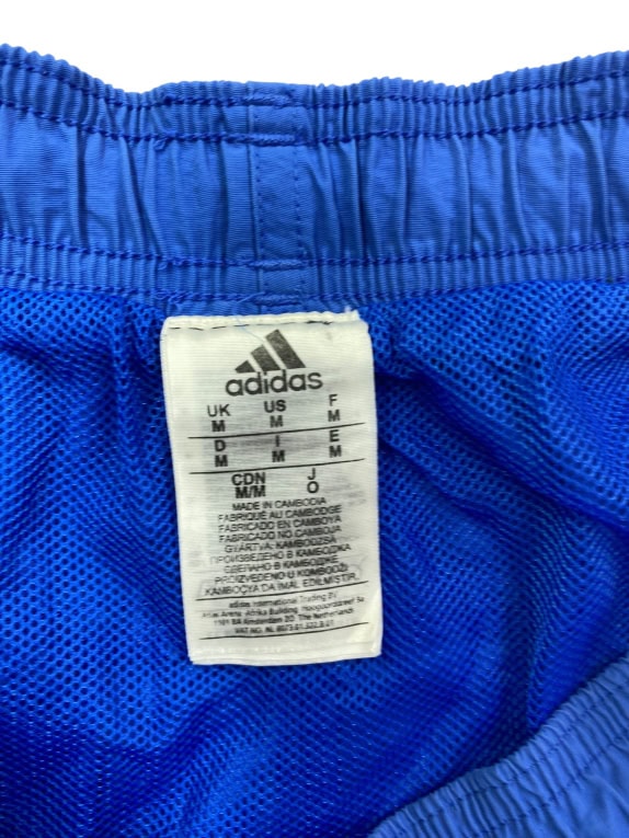 ADIDAS ΑΘΛΗΤΙΚΟ ΣΟΡΤΣ ΜΕ 3 ΧΑΡΑΚΤΗΡΙΣΤΙΚΕΣ ΡΙΓΕΣ ΜΠΛΕ ΡΟΥΑ ΑΝΔΡΙΚΟ MEDIUM
