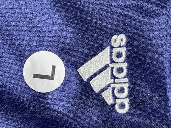 90s ADIDAS SHORTS SPORTIVI SPORTSWEAR NAVY UOMO PRE OWNED L