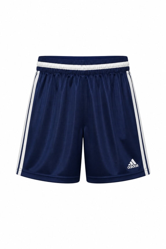 90s ADIDAS ATHLETIC SHORTS SPORTSWEAR NAVY MENS PRE OWNED L