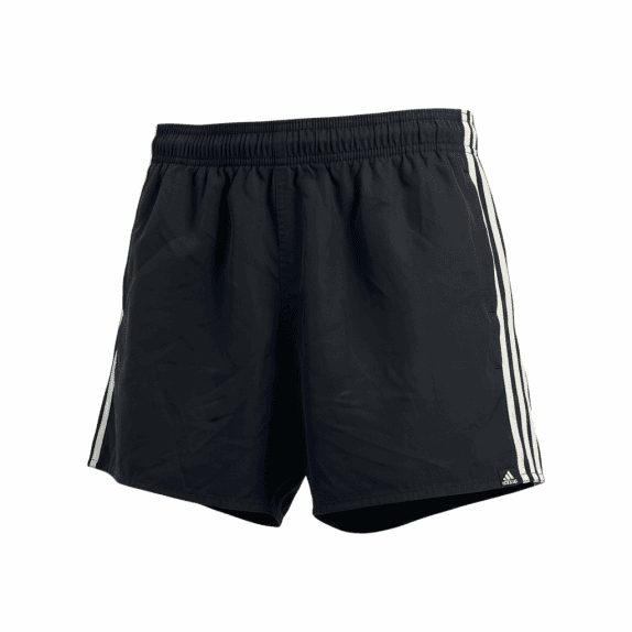 Adidas Pantaloncini sportivi vintage 3-Stripes neri da uomo XS