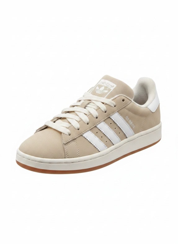ADIDAS CAMPUS SNEAKERS CLASSIC BEIGE UNISEX PRE OWNED EU 44