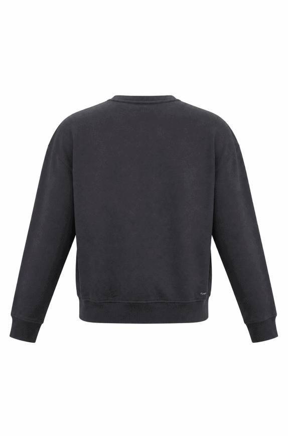 ADIDAS CREWNECK MINIMAL BLACK WOMENS PRE OWNED S