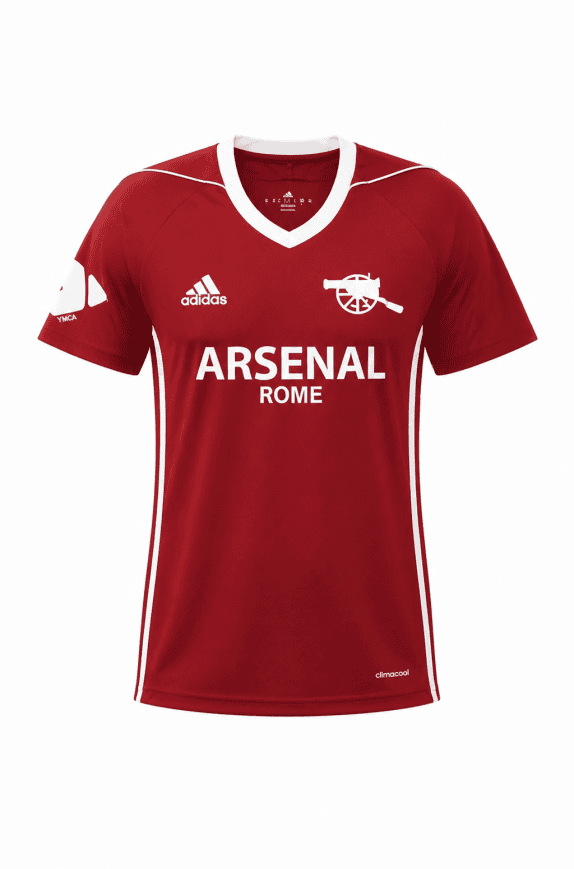 ADIDAS FOOTBALL JERSEY CLASSIC RED UOMO PRE OWNED S