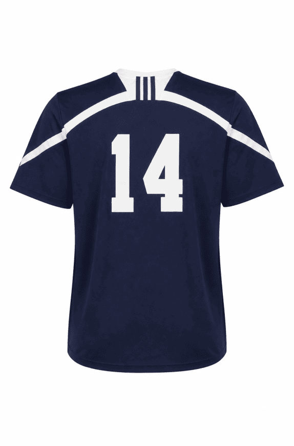 ADIDAS FOOTBALL JERSEY GRAPHIC NAVY UNISEX PRE OWNED M