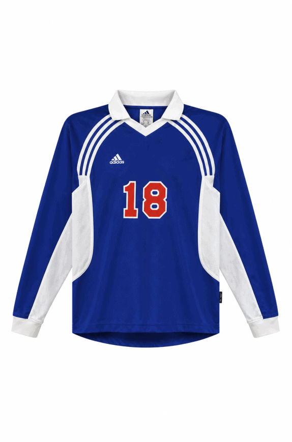 ADIDAS 90s FOOTBALL JERSEY VINTAGE BLU UOMO PRE OWNED M