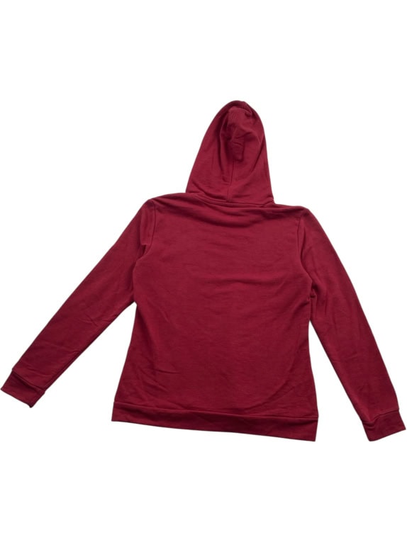 Adidas Felpa Hoodie Casual con Logo Bordeaux da Donna S