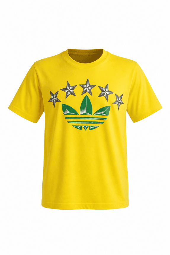 2011 ADIDAS ΓΚΡΙΦΙΚ ΤΙ ΣΑΪΡΤ ΑΝΤΡΙΚΟ ΚΙΤΡΙΝΟ ΑΝΤΡΙΚΟ PRE OWNED M