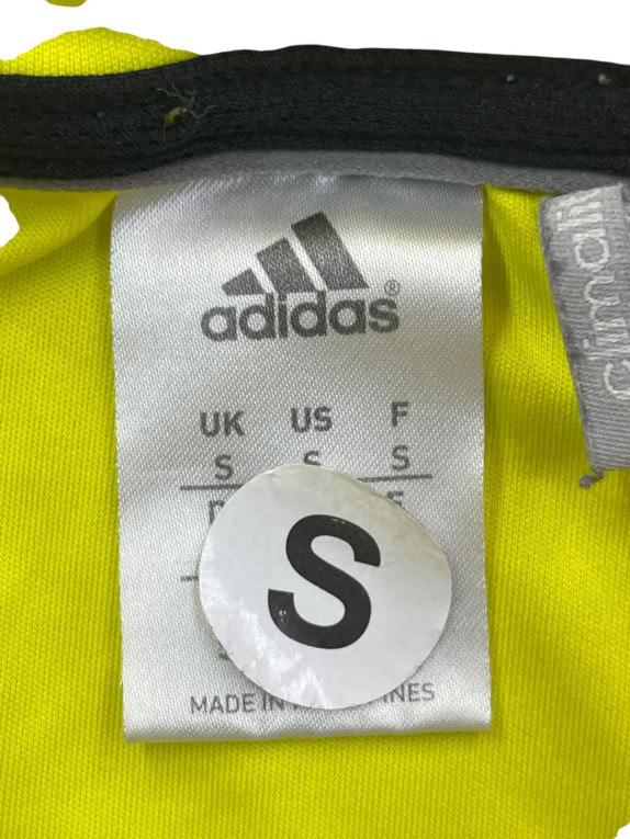 ADIDAS T SHIRT ATHLETIC GIALLO UOMO PRE OWNED S