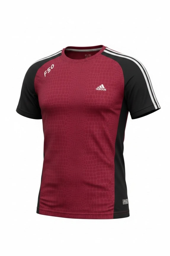 ADIDAS T SHIRT GRAFICA ATHLETIC BORDEAUX UOMO PRE OWNED XS