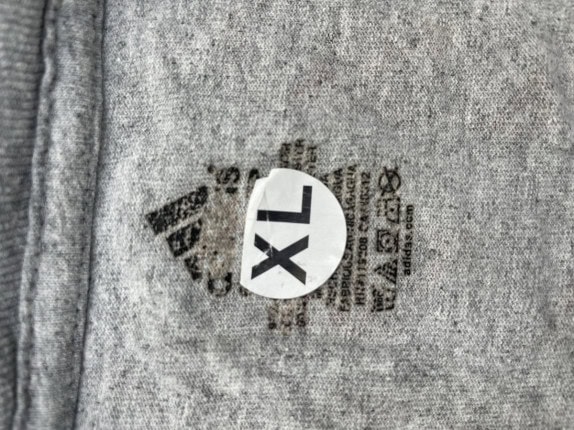 ADIDAS GRAPHIC LONGSLEEVE TEE SPORTSWEAR ΓΚΡΙ ΑΝΤΡΙΚΟ PRE OWNED XL