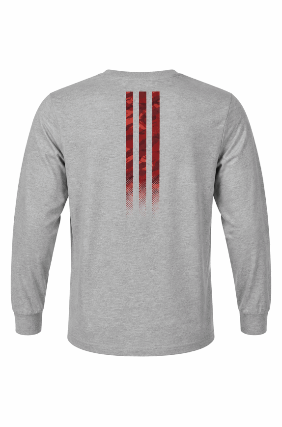 ADIDAS GRAPHIC LONGSLEEVE TEE SPORTSWEAR ΓΚΡΙ ΑΝΤΡΙΚΟ PRE OWNED XL