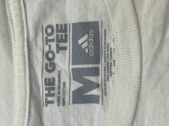 ADIDAS GRAPHIC TEE 90S OFF WHITE ΑΝΤΡΙΚΟ PRE OWNED M