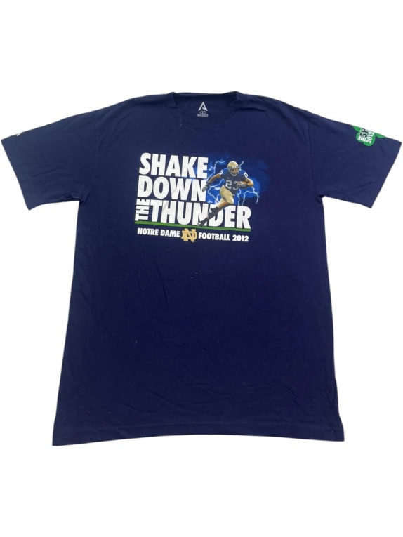 ADIDAS GRAPHIC TEE ATHLETIC NAVY ΑΝΤΡΙΚΟ PRE OWNED L