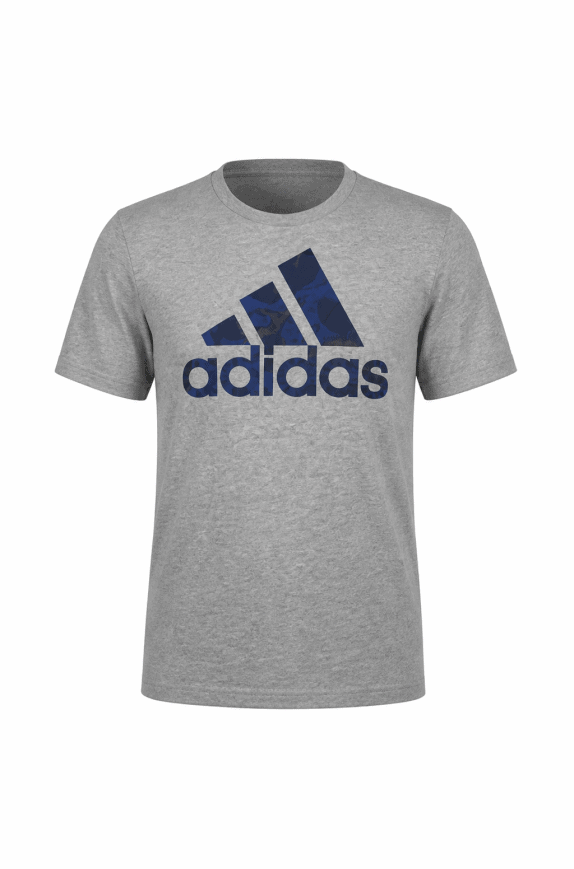 ADIDAS GRAPHIC TEE MINIMAL GREY UNISEX PRE OWNED M