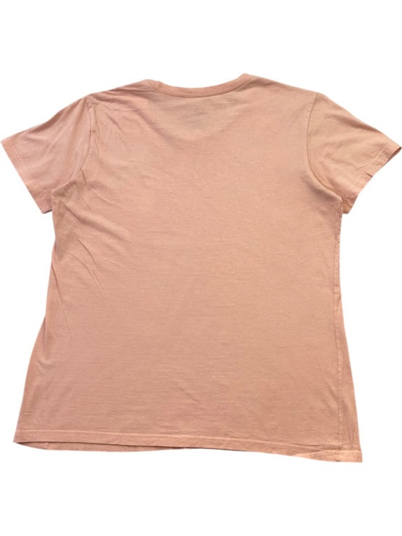 ADIDAS GRAPHIC TEE MINIMAL PINK WOMEN PRE OWNED L