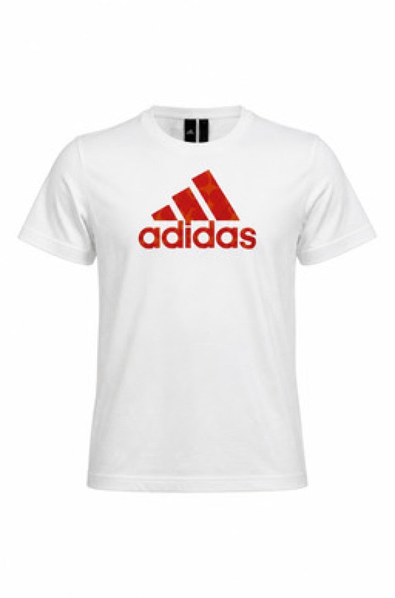 ADIDAS T SHIRT GRAPHIC MINIMAL WHITE UOMO PRE OWNED M