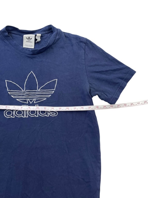 ADIDAS GRAPHIC TEE RETRO NAVY UOMO PRE OWNED S