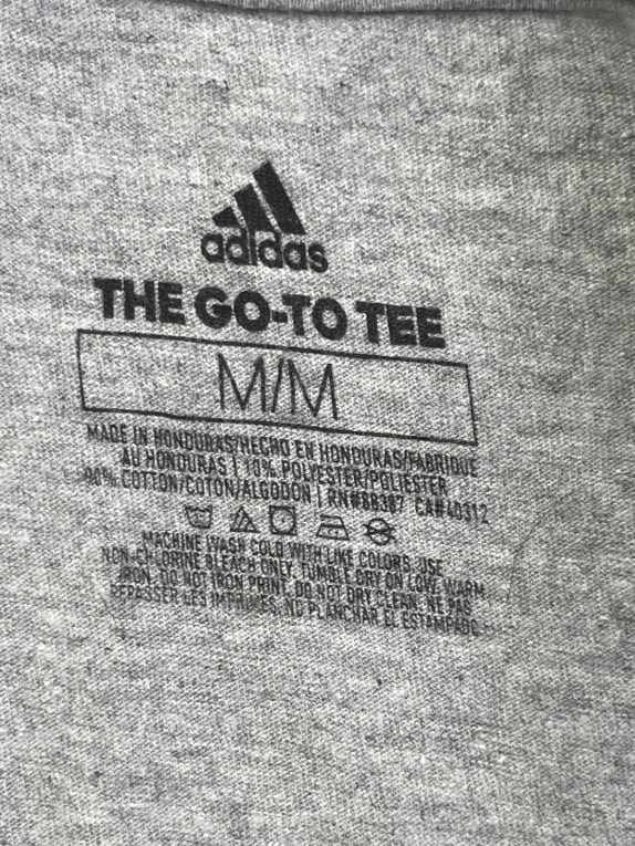 ADIDAS GRAPHIC TEE SPORTSWEAR ΓΚΡΙ ΑΝΤΡΙΚΟ PRE OWNED M