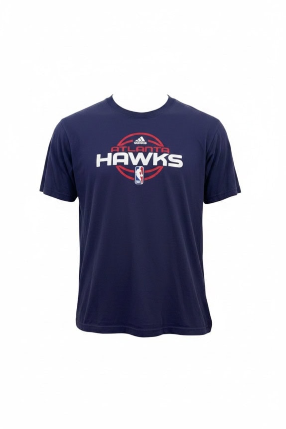 ADIDAS GRAPHIC TEE SPORTSWEAR NAVY MEN PRE OWNED L