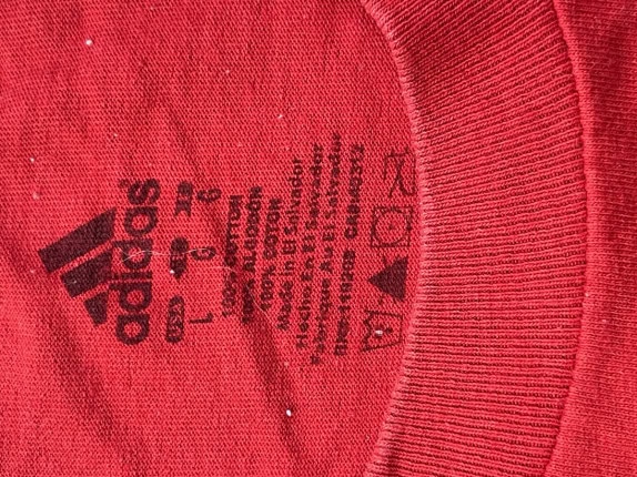 2000s ADIDAS GRAPHIC TEE SPORTY RED ΑΝΤΡΙΚΟ PRE OWNED L
