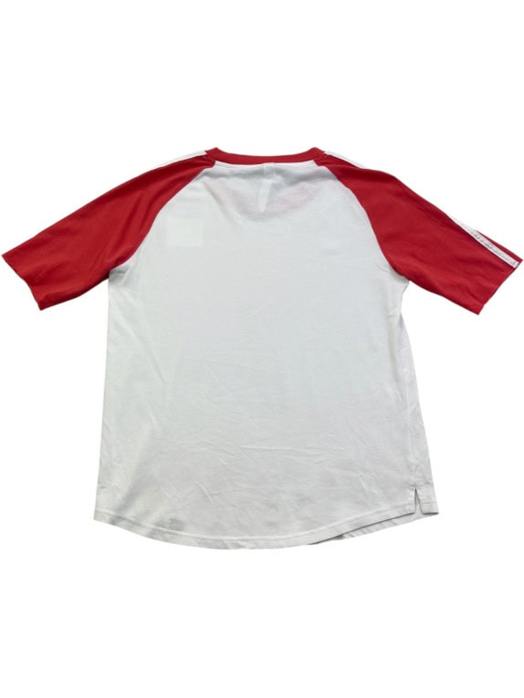 ADIDAS GRAPHIC TEE SPORTY WHITE RED ΑΝΤΡΙΚΟ PRE OWNED S
