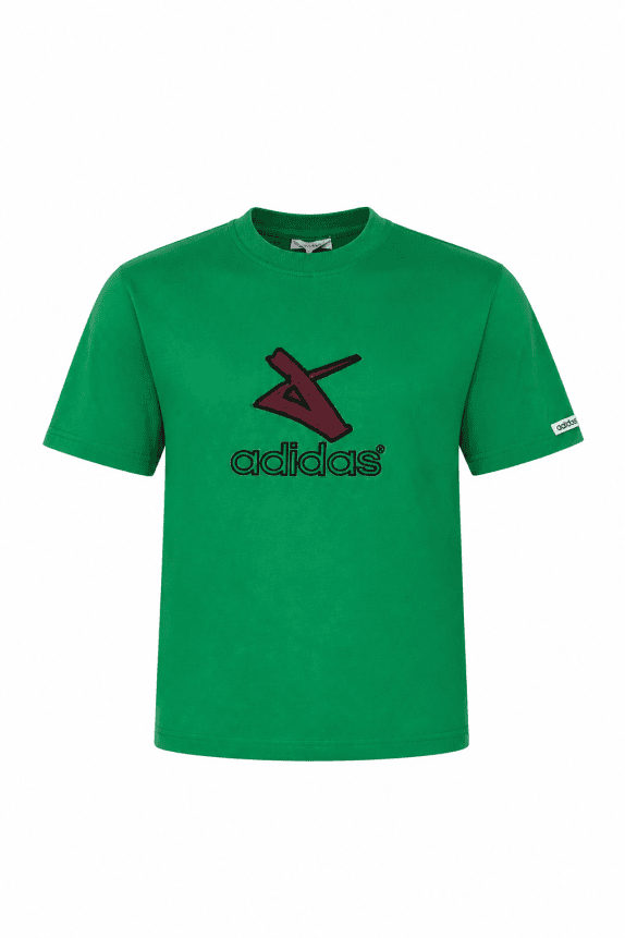 1990s ADIDAS GRAPHIC TEE STREETWEAR GREEN ΑΝΤΡΙΚΟ PRE OWNED M