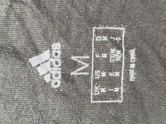 ADIDAS GRAPHIC TEE STREETWEAR NERO UOMO PRE OWNED M