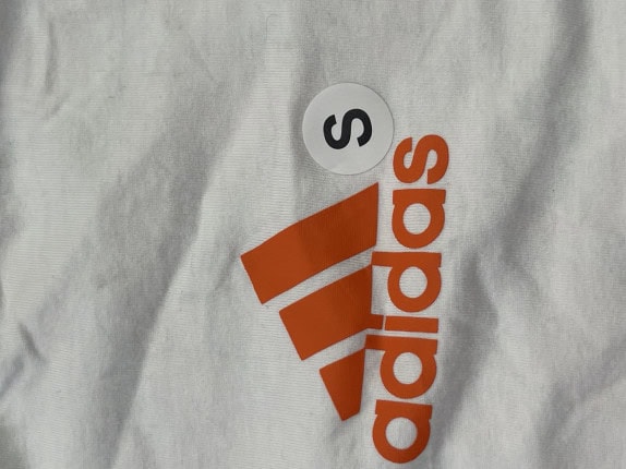 ADIDAS GRAPHIC TEE STREETWEAR WHITE UNISEX PRE OWNED S