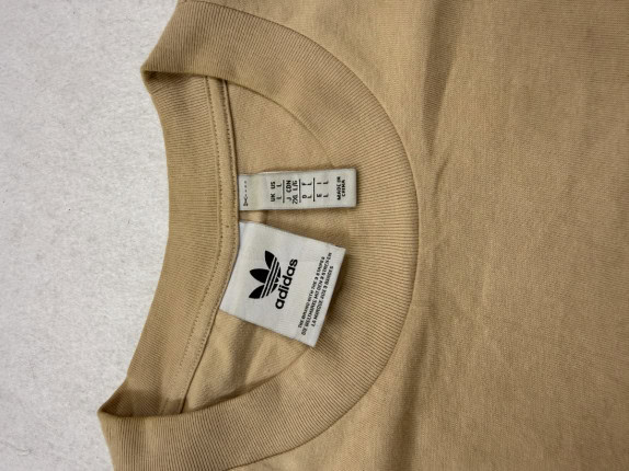 ADIDAS T SHIRT GRAPHIC VINTAGE BEIGE UOMO PRE OWNED M
