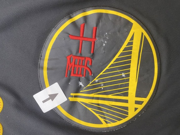 ADIDAS GSW T SHIRT GRAPHIC BLACK UOMO PRE OWNED L