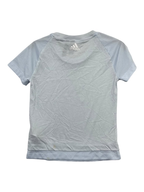 Adidas Γυναικείο Αθλητικό T-Shirt Γαλάζιο με Mesh Λεπτομέρειες
