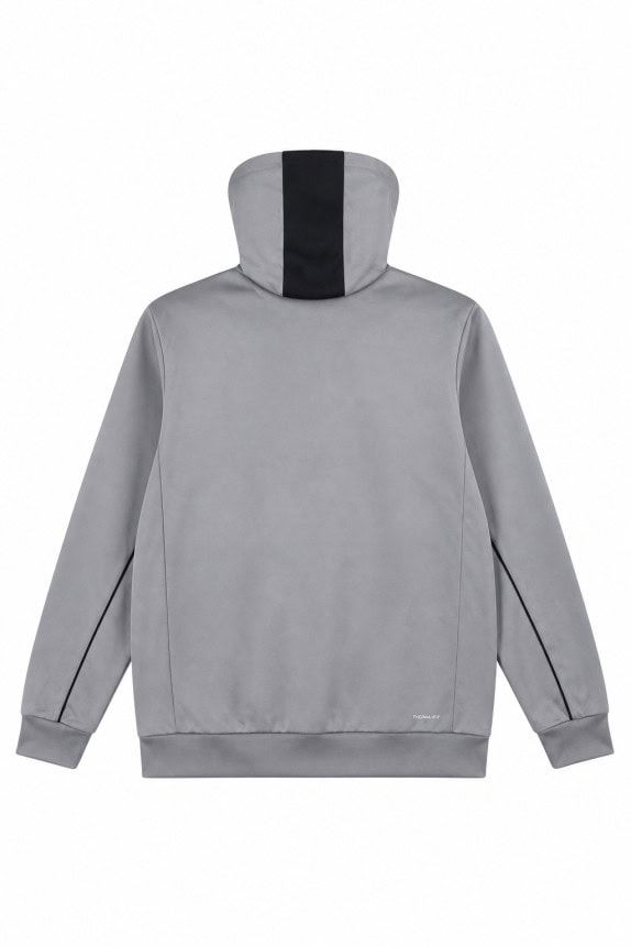 ADIDAS HOODIE ATHLETIC STONE GREY MENS PRE OWNED XL