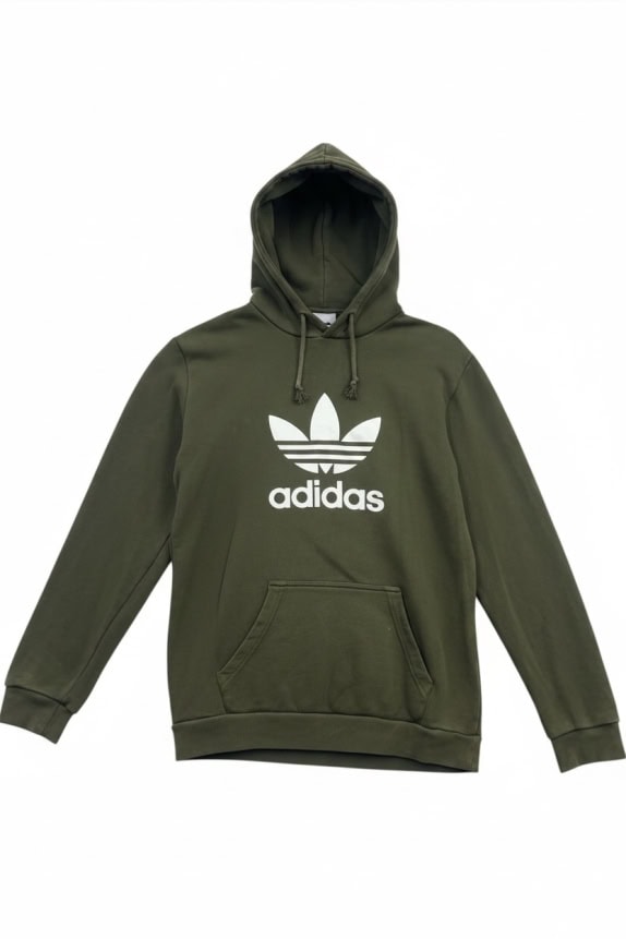 Adidas Hoodie Big Logo Χακί Unisex L
