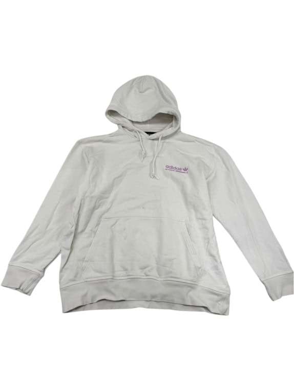 ADIDAS HOODIE L - OFF-WHITE - Built for Purpose Μωβ Print