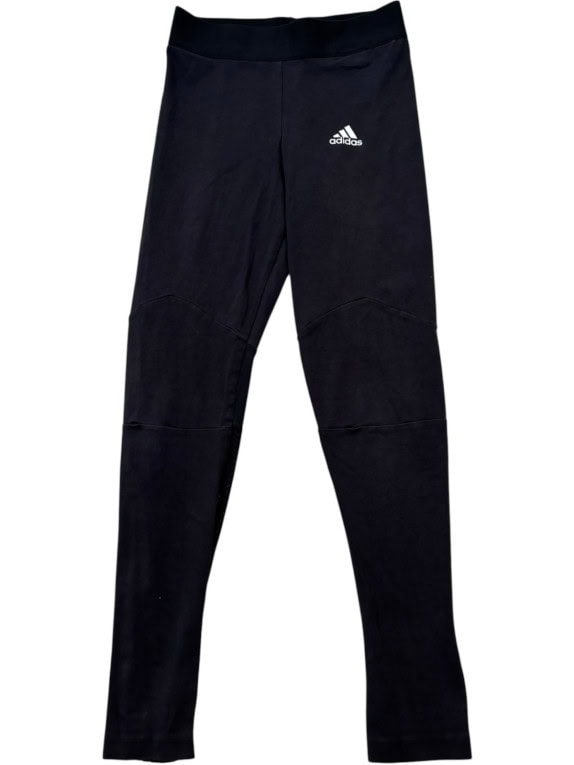 ADIDAS LEGGINGS SPORTSWEAR BLACK WOMENS PRE OWNED S