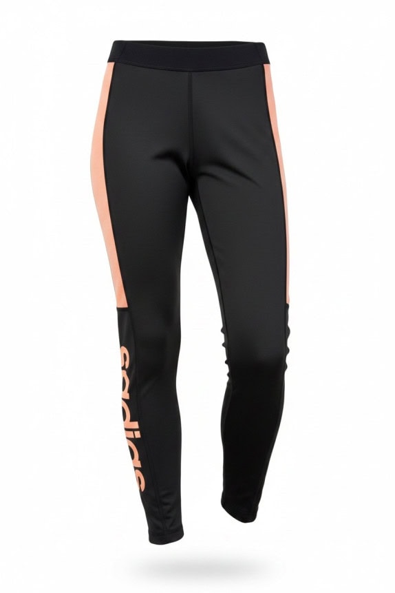 ADIDAS LEGGINGS SPORTSWEAR NERO CORALLO DONNA PRE OWNED S