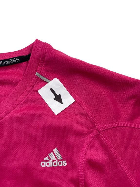 ADIDAS ΚΟΝΤΟΜΑΝΙΚΗ ΜΠΛΟΥΖΑ SPORTSWEAR ΦΟΥΞΙΑ ΓΥΝΑΙΚΕΙΟ PRE OWNED S