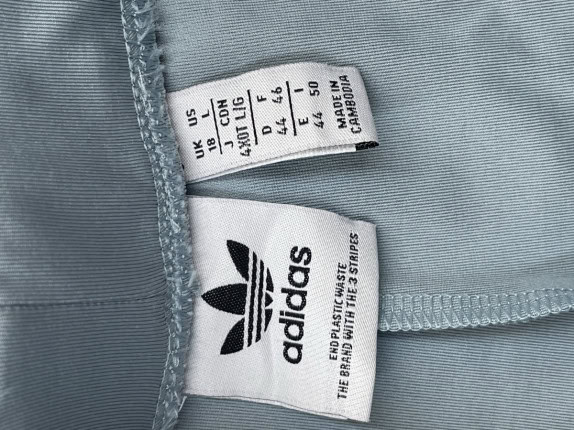 ADIDAS LEGGINGS ATHLETIC ΓΚΡΙ ΓΥΝΑΙΚΕΙΟ PRE OWNED L
